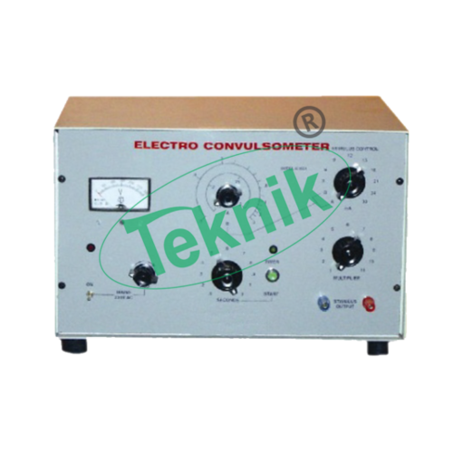 Electro Convulsometer - 50 Hz Adjustable Stimulus Current 0.15 mA to 330 mA, Electronic Timer 0.1 to 3 Seconds , Ideal for Assaying Anti-Epileptic Drugs