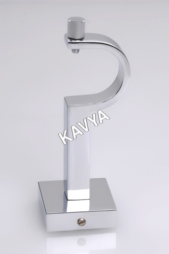 Silver Zamak Curtain Support
