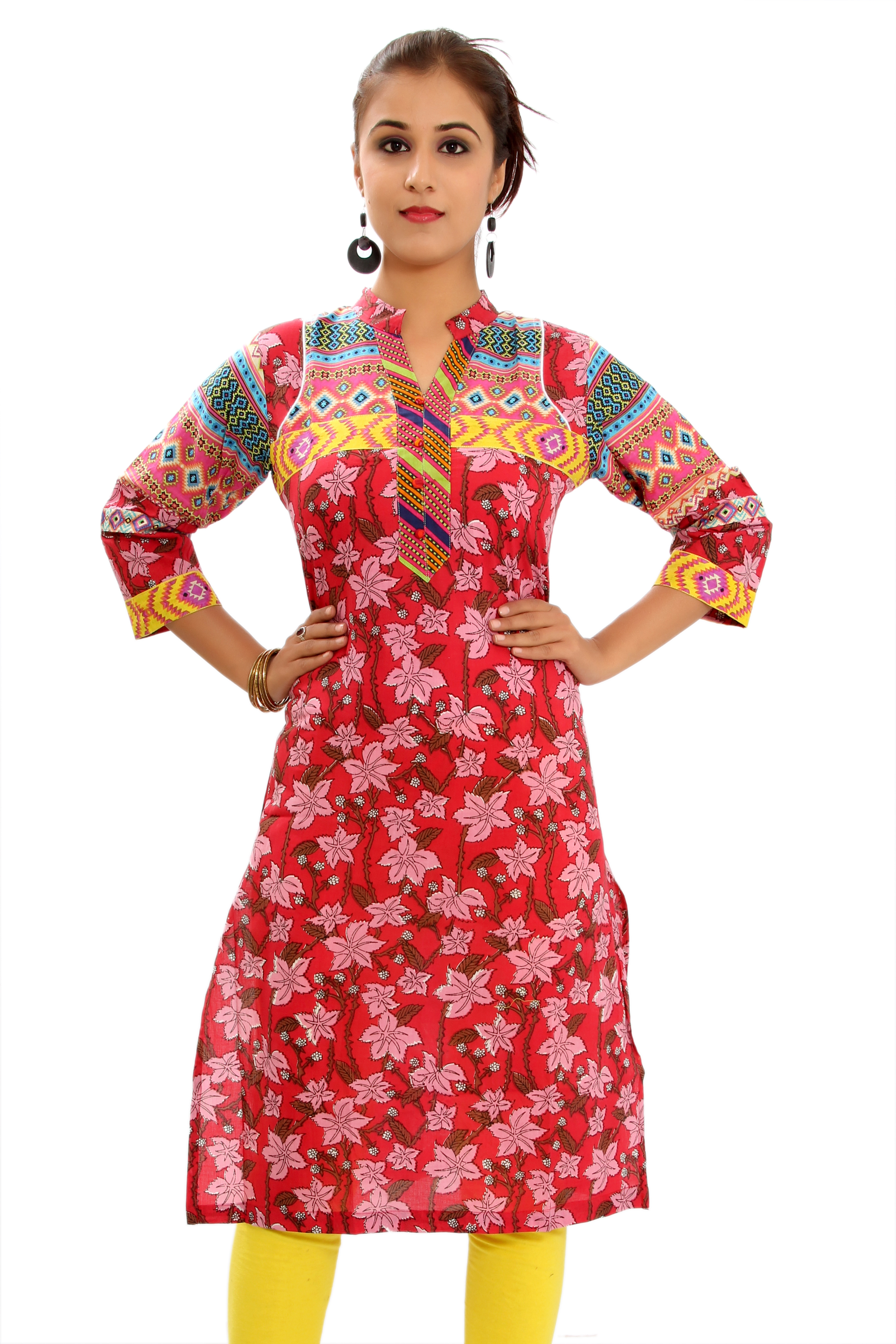 Natural Anarkali Pattern Kurti
