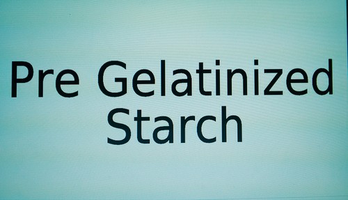 प्री जिलेटिनाइज्ड स्टार्च