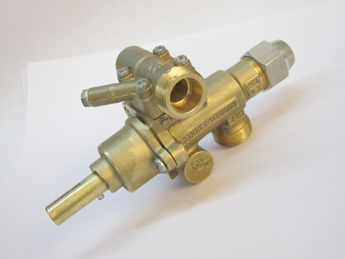 वाणिज्यिक रेंज शीर्ष बर्नर गैस वाल्व