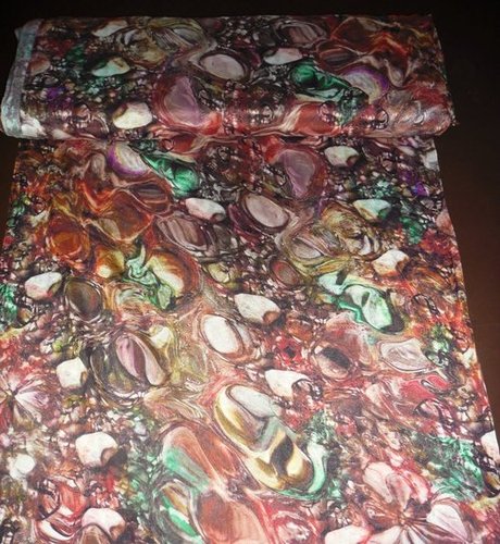 रेशमी चिफॉन कपड़ा