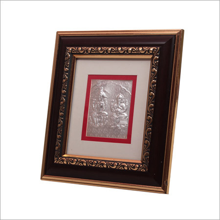 सिल्वर लक्ष्मी गणेश आइडल फ्रेम