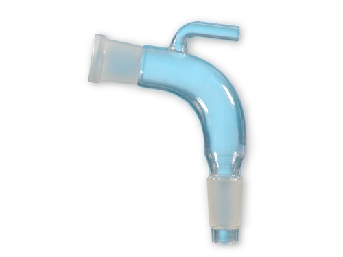 Receiver Adapters Bend With Vent - Cat No. 021, Socket Size 14/23 to 29/32 | Ideal for Laboratory Glassware Applications