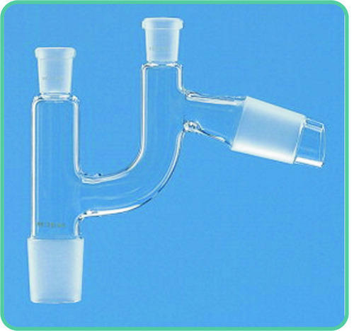 Claisen Heads and Sloping With 2 X B14 Socket - Glass, Socket Size 14/23, Cone Sizes 14/23 to 34/35 | Suitable for Laboratory Glassware Applications