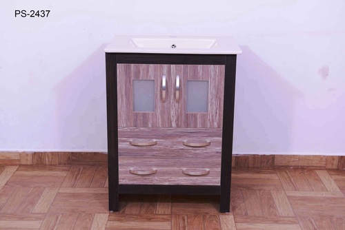 Wooden Bathroom Vanity - Color: Multicolor