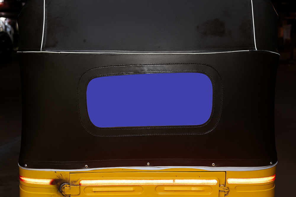 पीवीसी कोटेड फैब्रिक ऑटो ब्लैक हूड