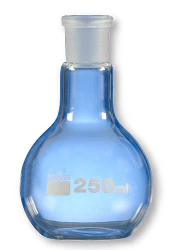 Flask Round Bottom Single Neck DIN12348 Medium - 5-20000 ml Capacity, Socket Sizes: 14/23 to 55/44 | Ideal for Laboratory Glassware Applications