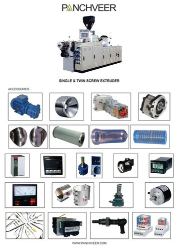 PVC और HDPE एक्सट्रूडर भागों