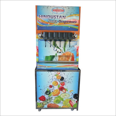 सेमी-ऑटोमैटिक 6 फ्लेवर सोडा मशीन