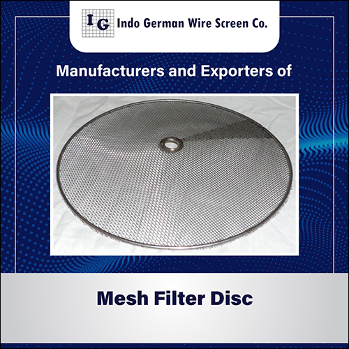 Filter Disc - Stainless Steel, Circular Multilayer, Maximum 365 cm Diameter | Precise Pore Alignment, Corrosion and Thermal Resistance, Polished Surface Finish