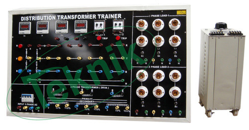 Distribution Transformer Trainer - Portable Three-Phase Fault Simulation System with Digital Panel Meter Display, Hands-On Electrical Education Tool