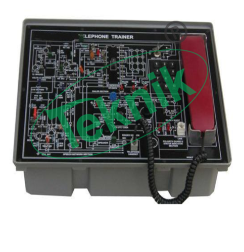 Telephone Trainer Kit - Single Sided PCB, 35 Test Points, LED Indicators | Hands-On Learning of Telephony Concepts, Pulse & Tone Dialing, Ringer Control
