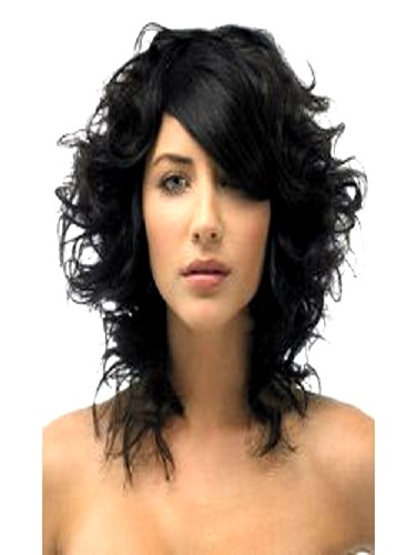 Black African Human Hair  Wig