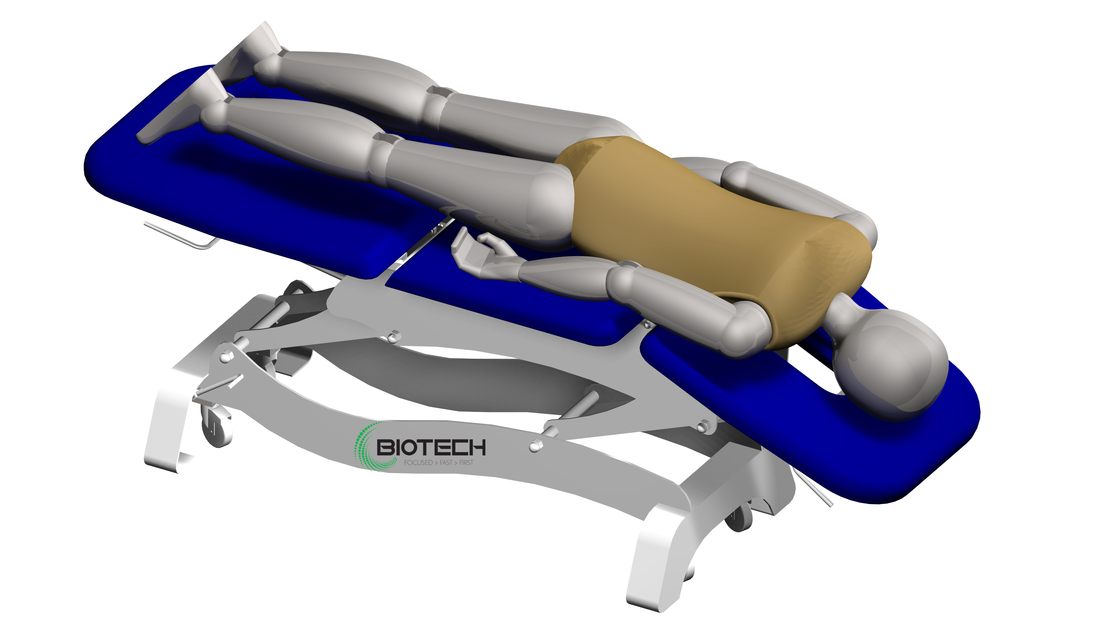 Phantom 3 Section Treatment Table