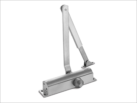Stainless Steel Door Closer - Aluminium, Suitable for Doors Up to 80 Kg, Silver Finish | Rugged Design, Spring Operated, Cycle Tested 500000 Times