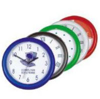 Promotional Table Clocks - Glass & Plastic, 10x6x3 Cm , Durable, Compact, Customizable, Reliable, Energy-efficient, Bulk Orders Available