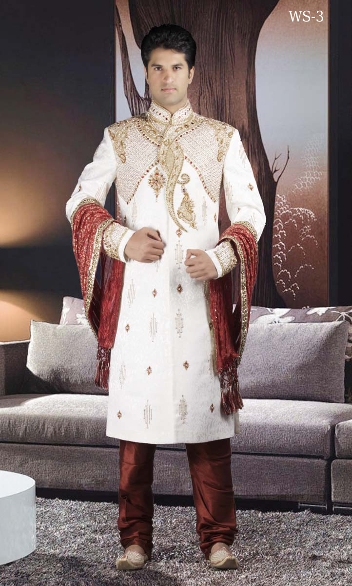 Designer Wedding Sherwani For Mens