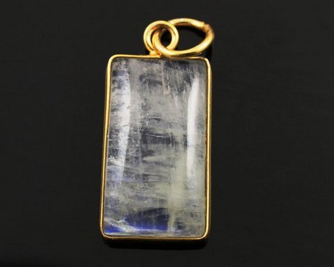 रेनबो मूनस्टोन जेमस्टोन पेंडेंट