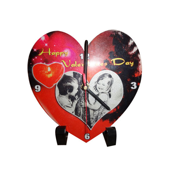 Personalized Wooden Photo Table Clock