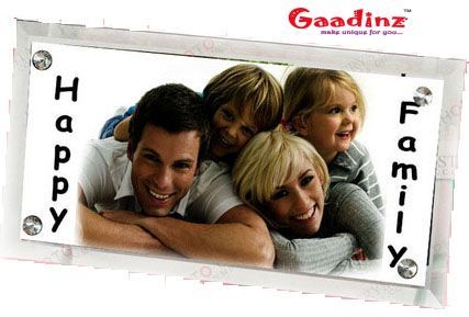 Personalized Photo Glass Clock