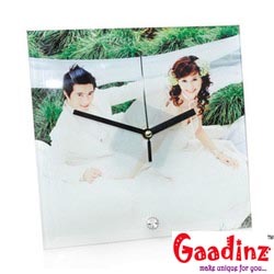 Personalized Photo Glass Clock