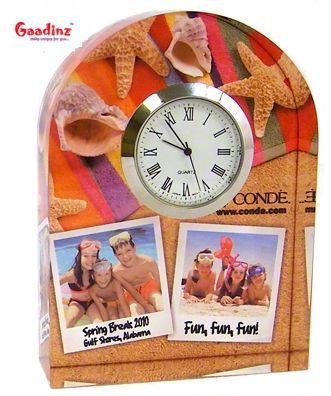 Personalized Photo Glass Clock