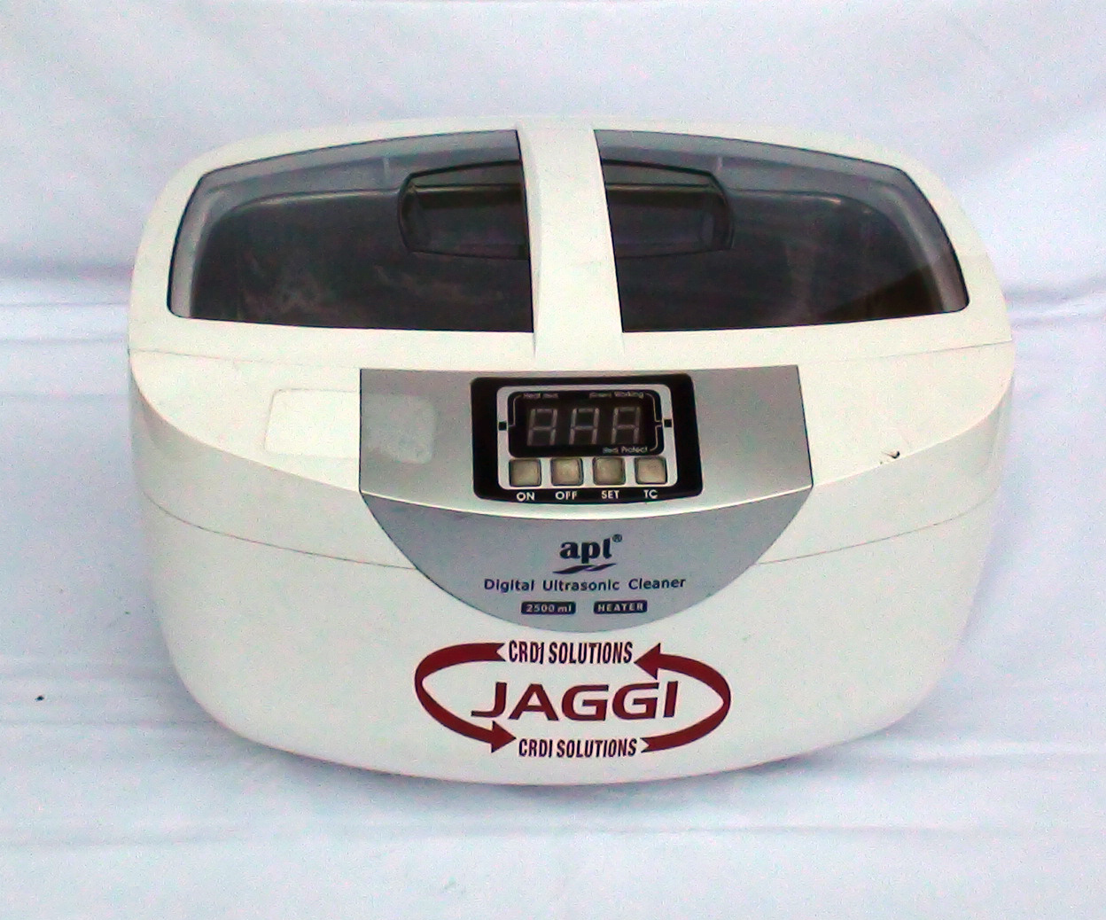 Ultrasonic Cleaner - Stainless Steel, 250x150x80mm | 2.5l Capacity, 42000 Khz Frequency, Digital Control With 5 Presets, Low Maintenance