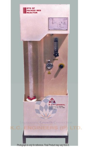 पैक्ड बेड रिएक्टर में आरटीडी अध्ययन - लगातार हेड फीड सिस्टम