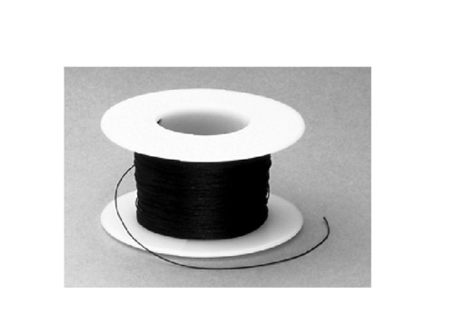 काला ब्रेडेड सिल्क स्यूचर थ्रेड