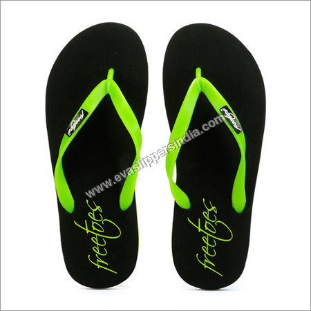 Freetoes काले नींबू फ्लिप फ्लॉप्स