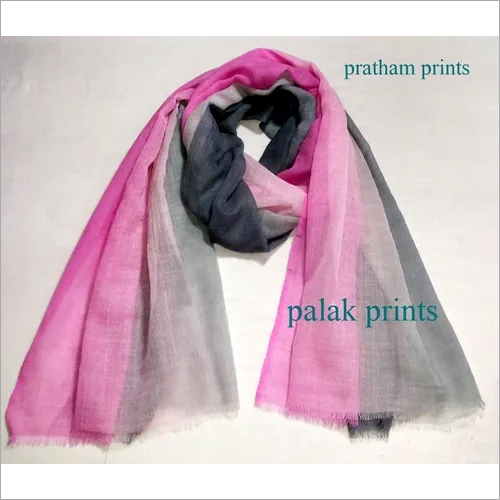 ऊन ओम्ब्रे सादा स्टोल