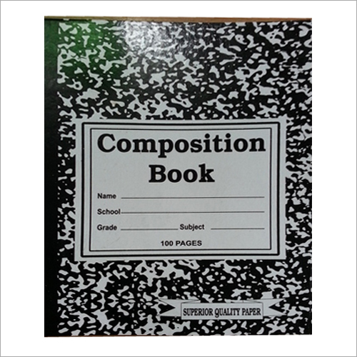 Marble Composition Book - 19x25 cm, 100-200 Pages, 50-58 GSM | Centrally Stitched for Durable Use
