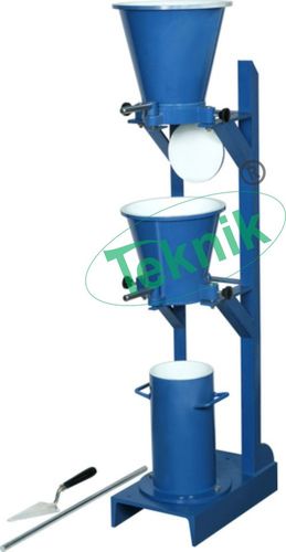 Mild Steel Compaction Factor Apparatus - Color: Blue