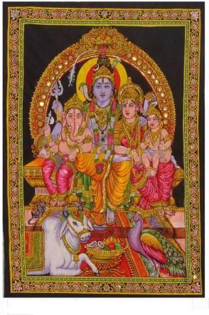 Multi Color Indian Gods Printed Wall Hangings Wholesale