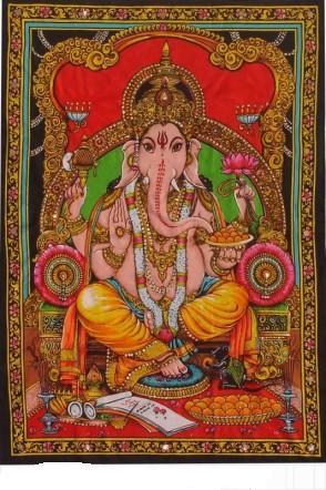 Multi Color Indian Gods Printed Wall Hangings Wholesale