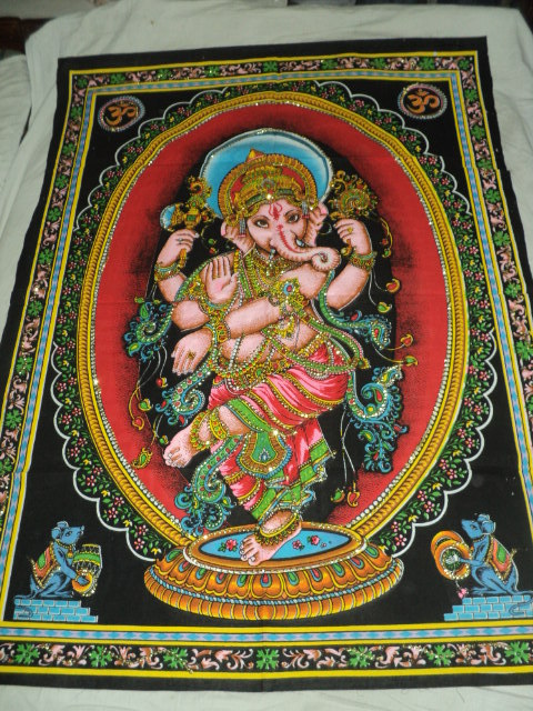 Multi Color Indian Gods Printed Wall Hangings Wholesale