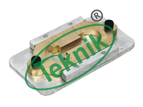 Ductility Mould - Brass/Gunmetal, Total Length 75 mm, A = 36.5 mm, B = 30.0 mm, C = 17.0 mm, D = 10.0 mm, E = 10.0 mm | Ideal for Soil Testing Applications