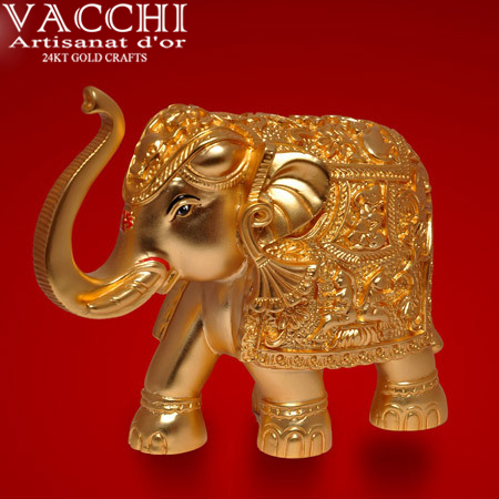 Gold Plated Elephant 