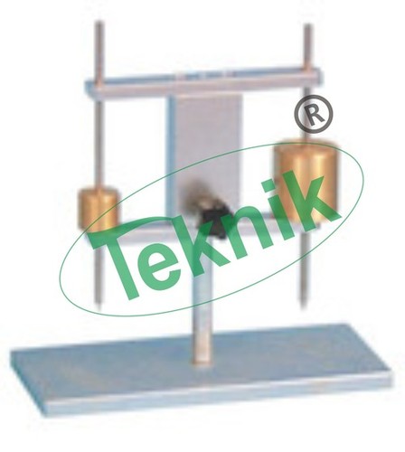 Gillmour Needle ASTM - Adjustable Vertical Shaft with Two Horizontal Arms, Glass Base Plate | Ideal for Hydraulic Cement Time Setting Tests