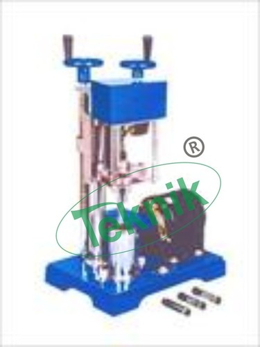 Laboratory Vane Shear Apparatus - Adjustable Torque Head with Hand Wheel Mechanism, Includes Soil Sample Container & Four Torsion Springs