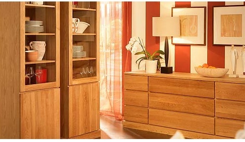 लकड़ी का रसोई कैबिनेट