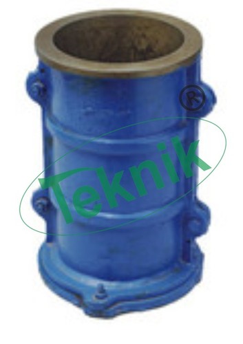 Mould Cylindrical - Cast Iron, 150 mm Diameter x 300 mm Height | For Compressive Strength Tests, Precision Machined to Tight Tolerances