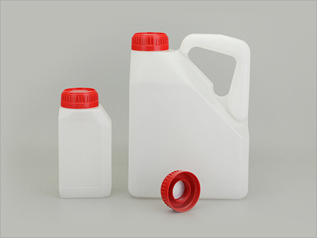 फास्ट मिक्स HDPE कंटेनर I.S कैप्स के साथ