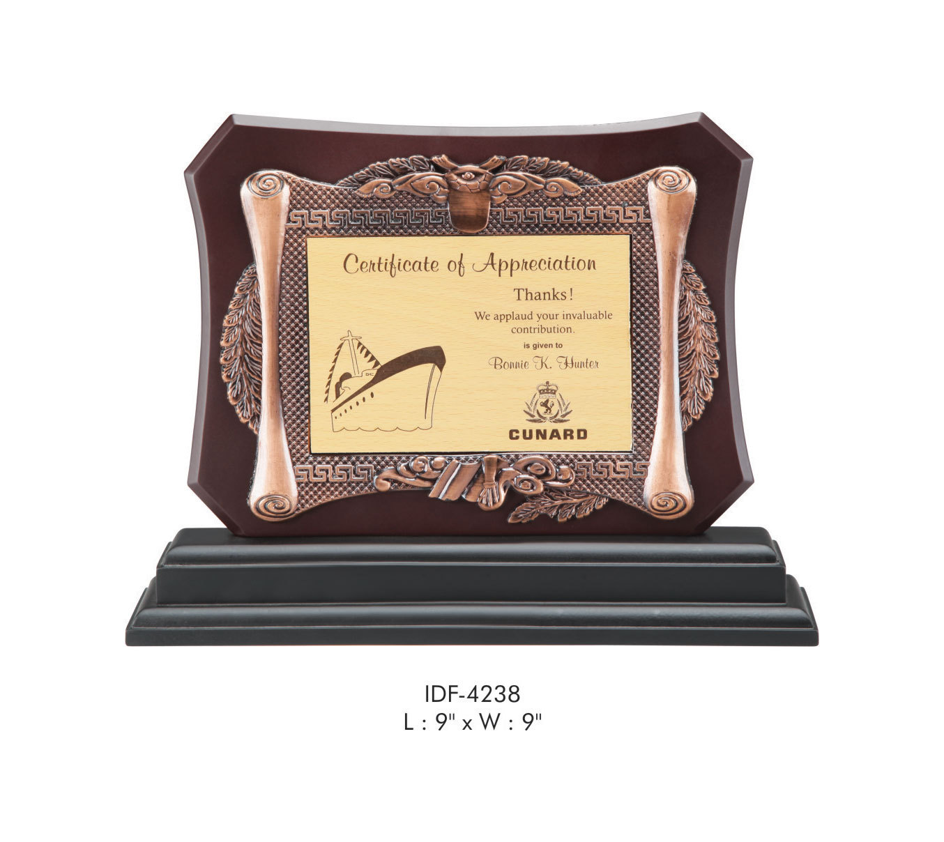 Mementos And Plaques