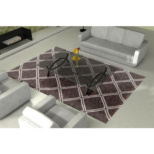 Hand Tufted Dazzling Carpets - Wool Blend, Customizable Size, Brown Color, 10-15 Mm Pile Height | Durable, Elegant Design, High Density, Soft Texture