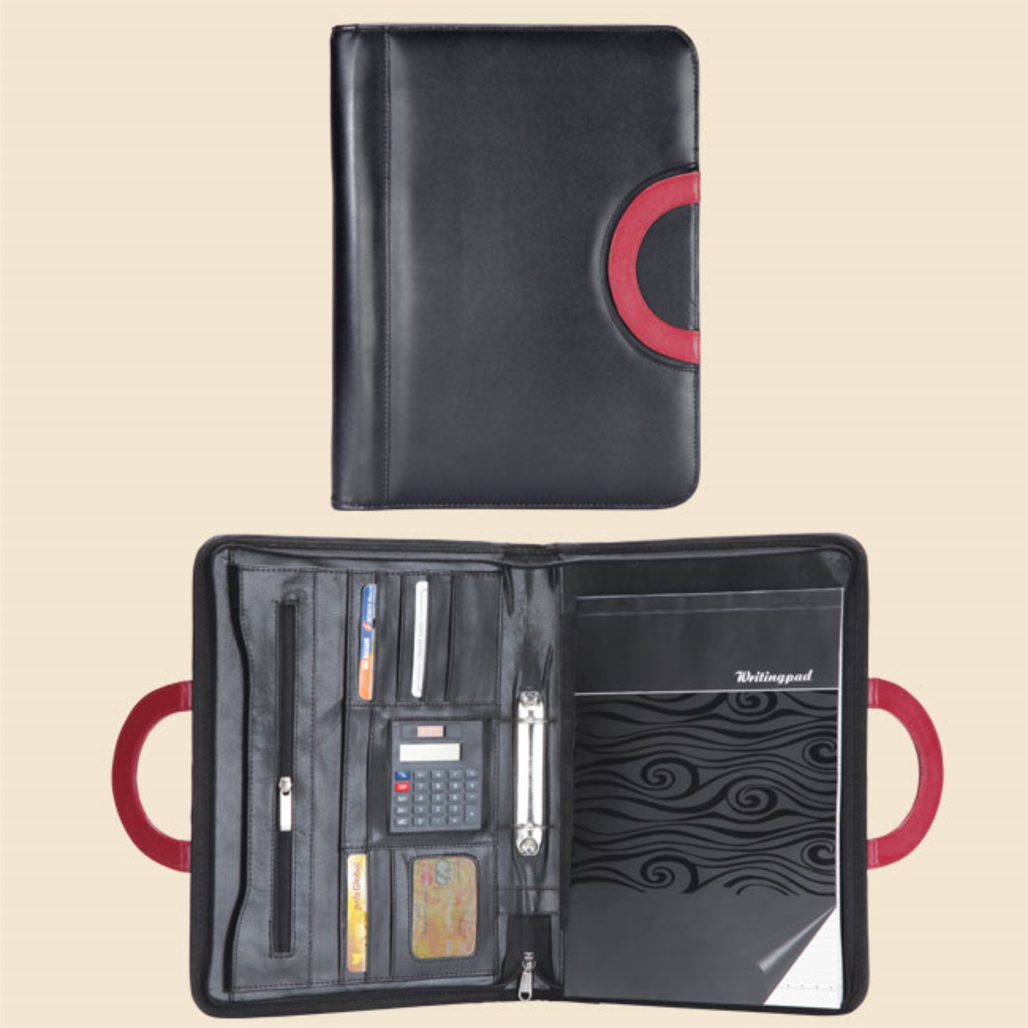 Black Conference Folder