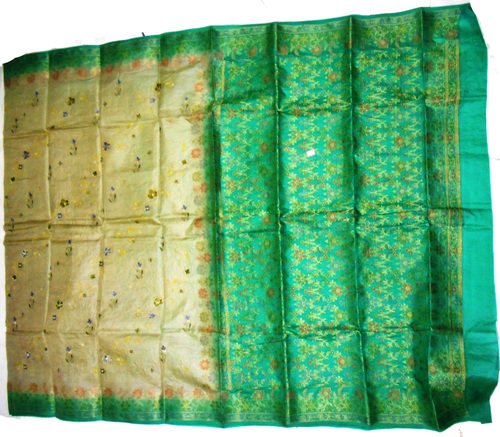 BENGAL HANDLOOM TUSSAR SAREE 3D
