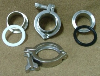 एसएस ट्राईक्लोवर क्लैंप