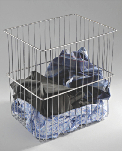 स्टेनलेस स्टील लॉन्ड्री-बास्केट